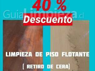 Decapado de piso flotante