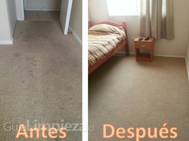 Alfombras antes y después